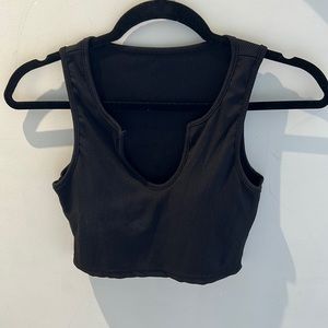 Padded Black Croptop